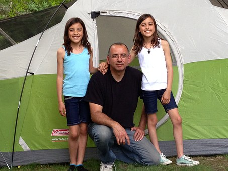 family camping tent