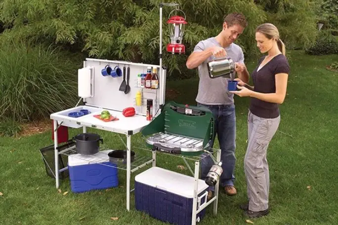 Get an Actual Camping Kitchen to Stay Organised